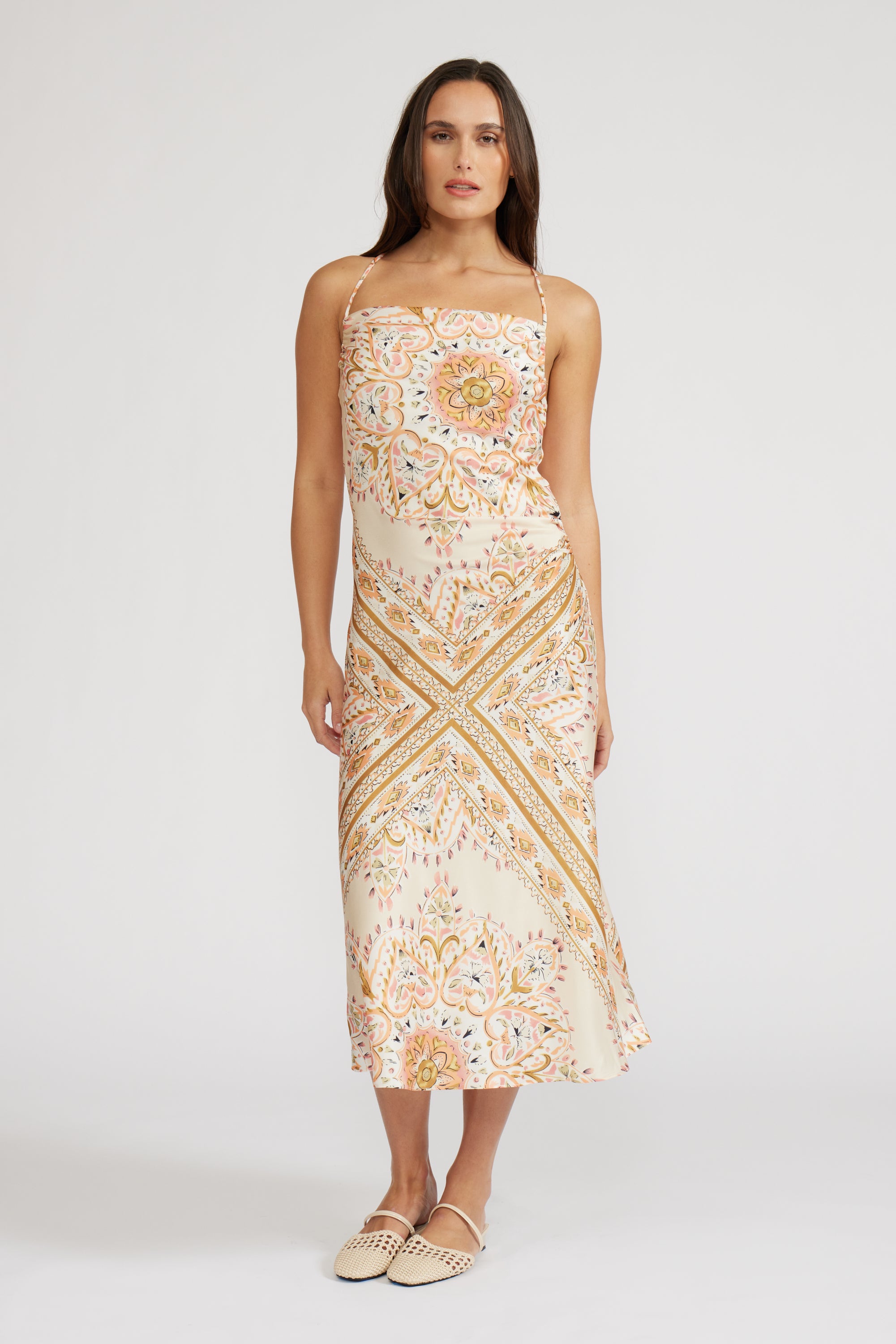 Eden Sundown Cowl Dress