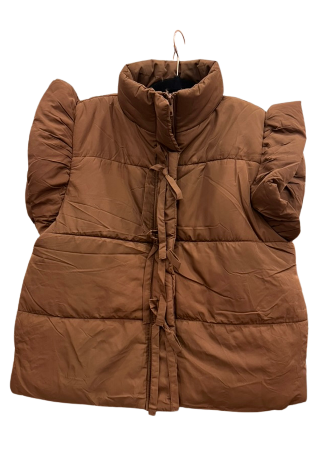 Flutter Sleeve Bow Vest
