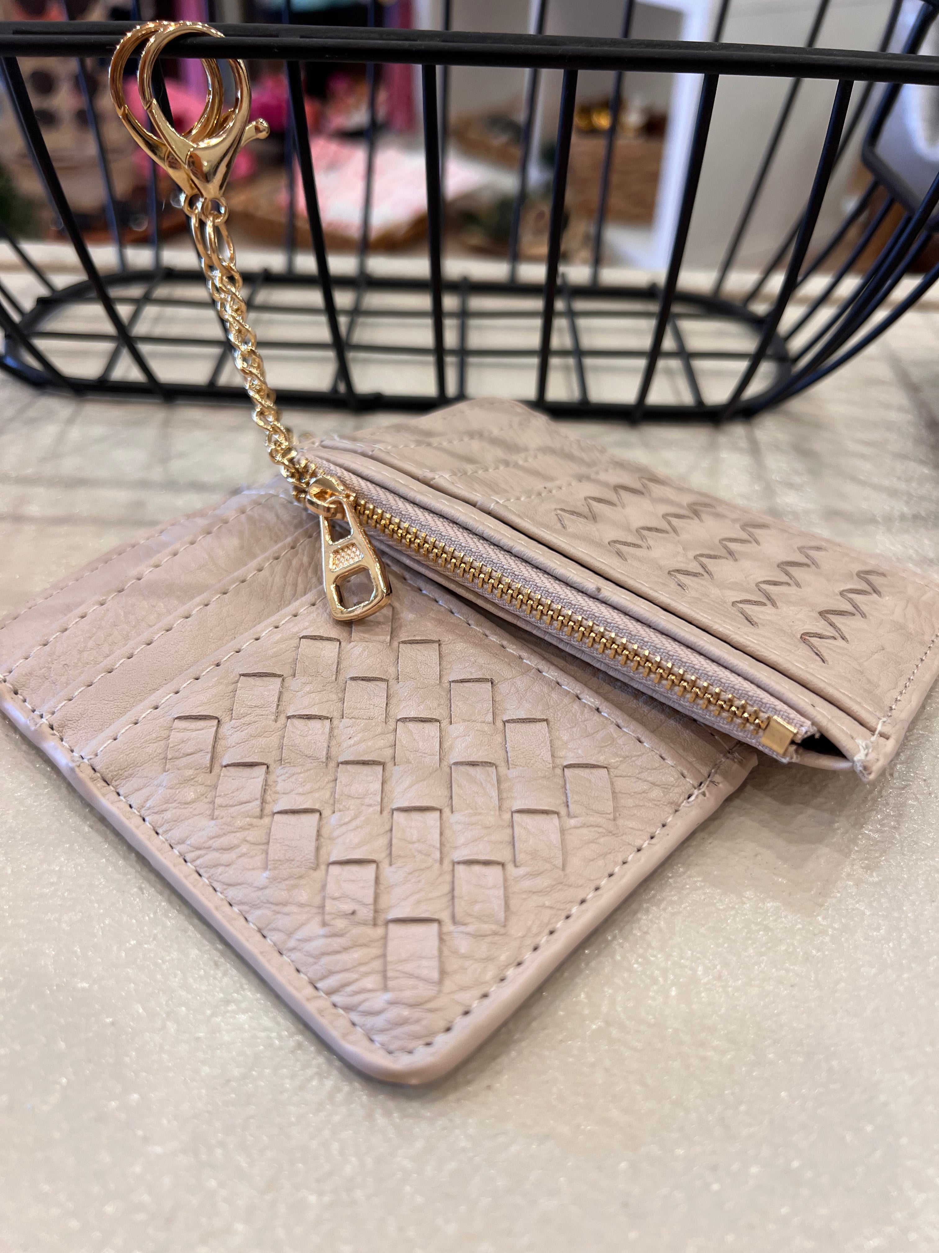 Woven Keychain Wallet
