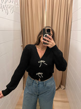Load image into Gallery viewer, The Bella Bow Cardigan
