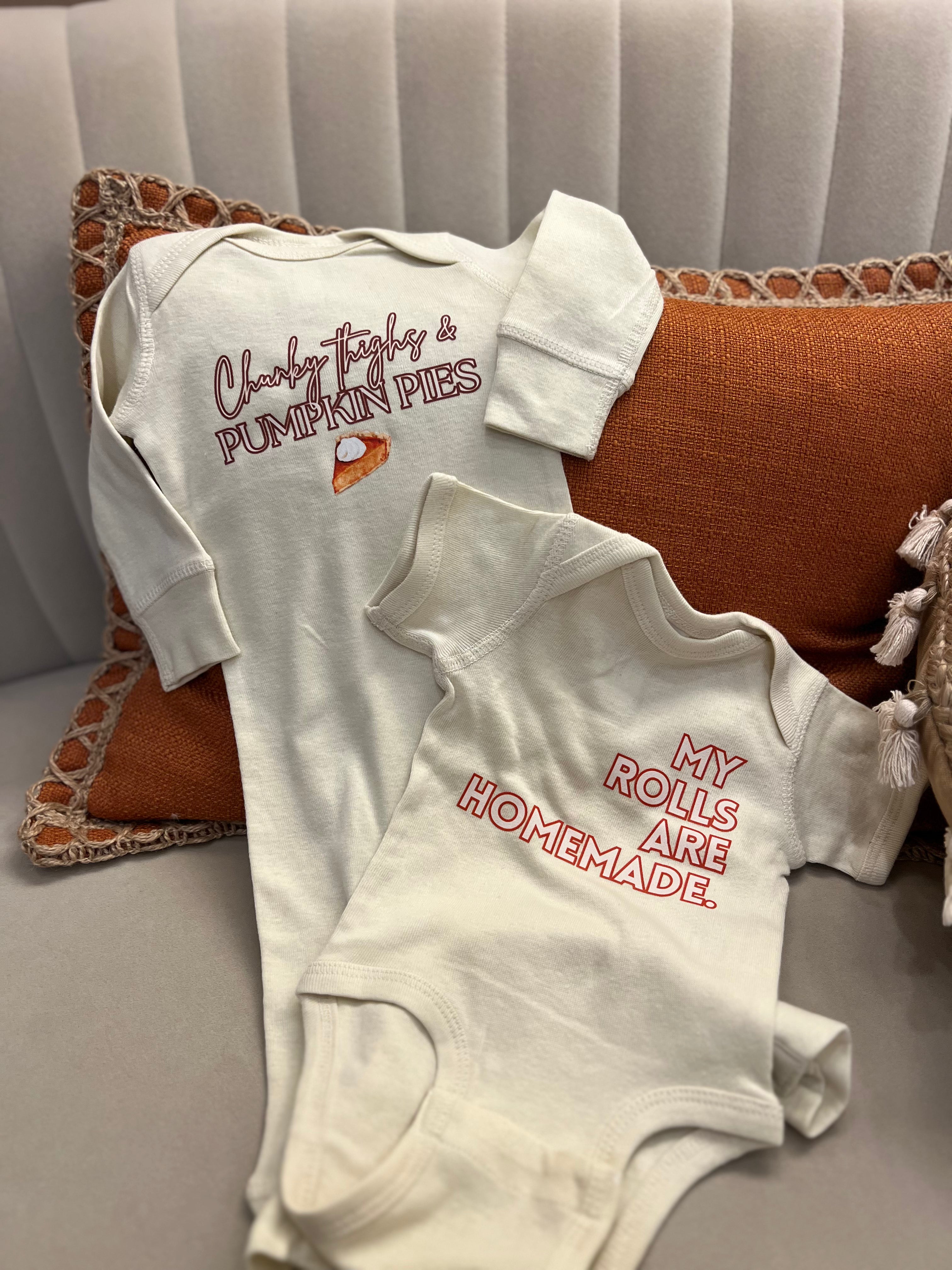 "Homemade Rolls" Onesie