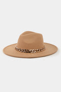 Chain Link Strap Western Fashion Hat