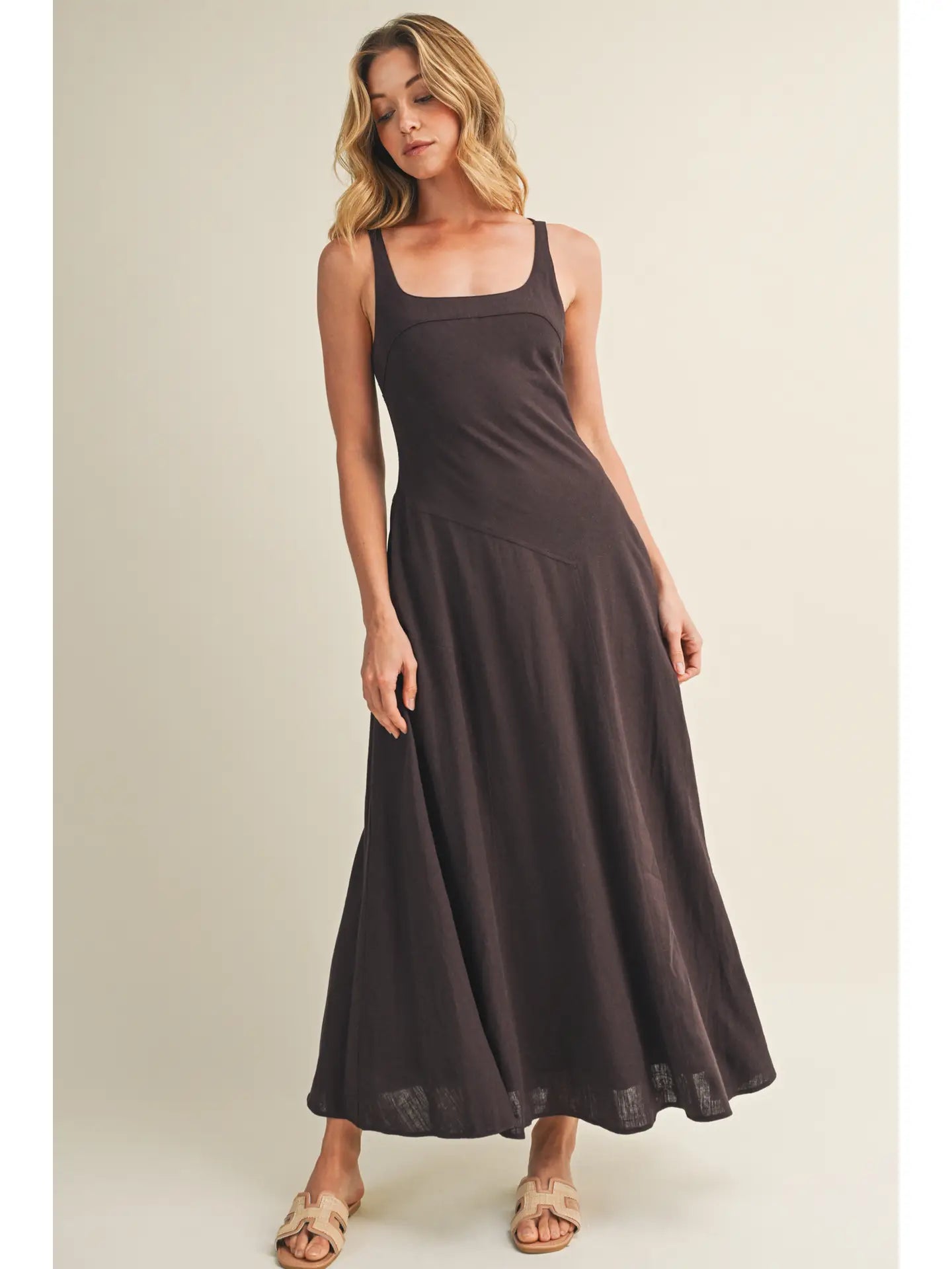 Everly Square Neck Dress