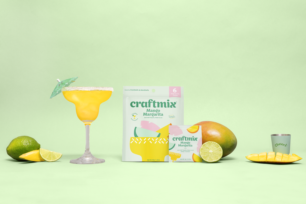 Golden Glow: Mango Margarita Elixir Singles