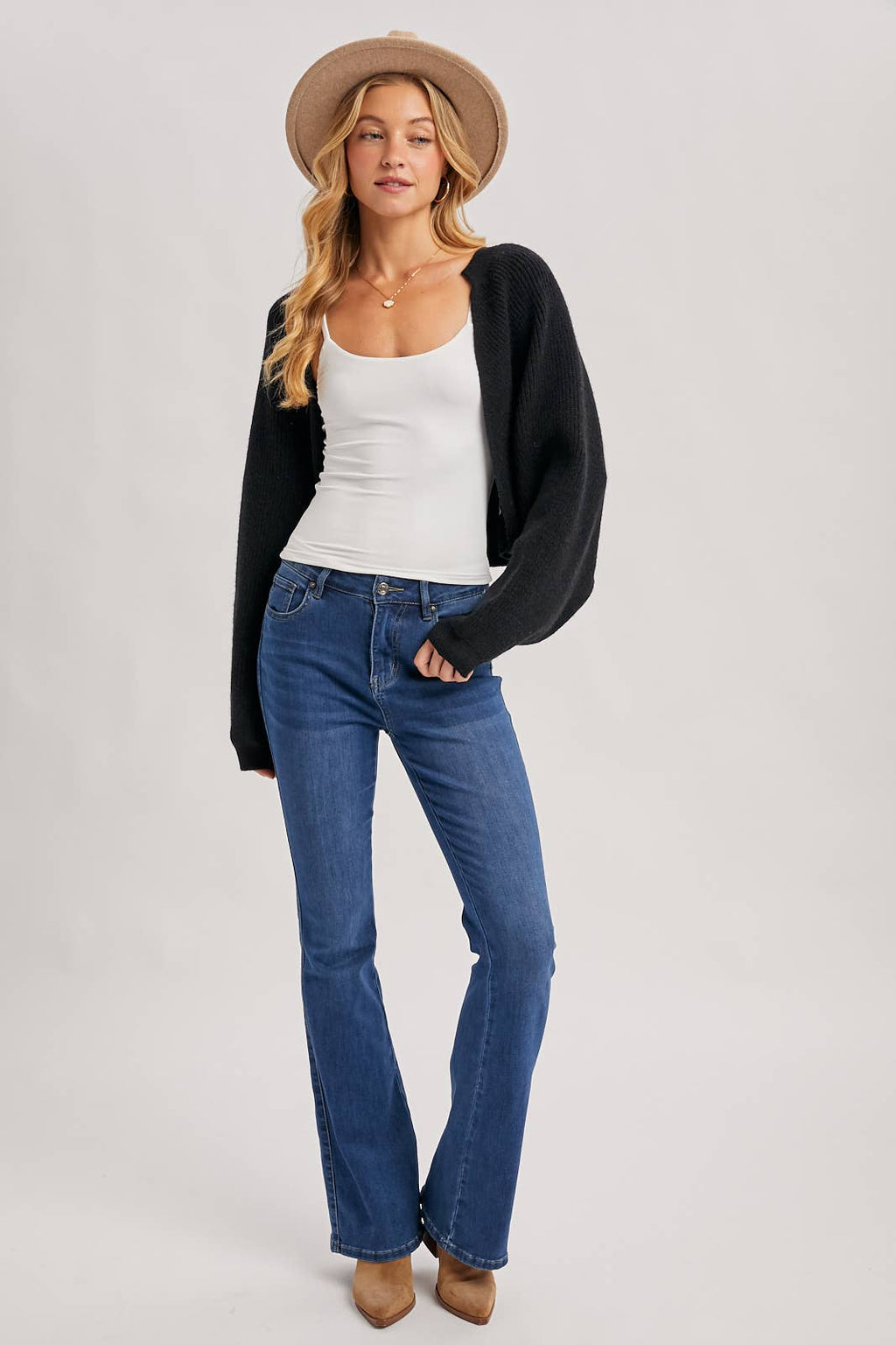 Cropped Knit Bolero