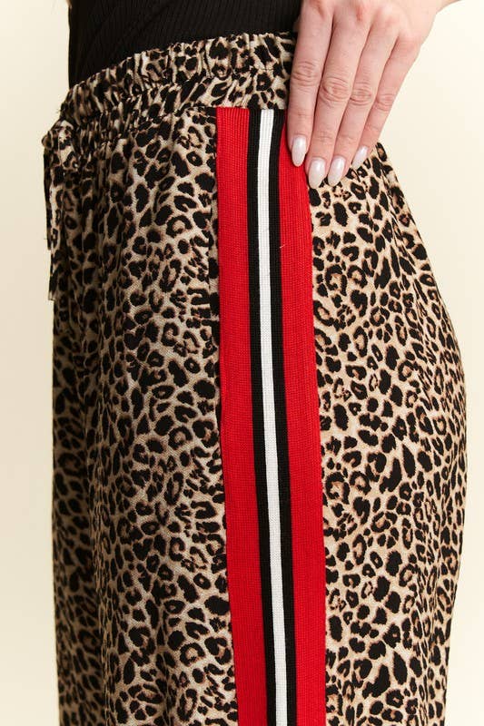 Scarlet Leopard Pants