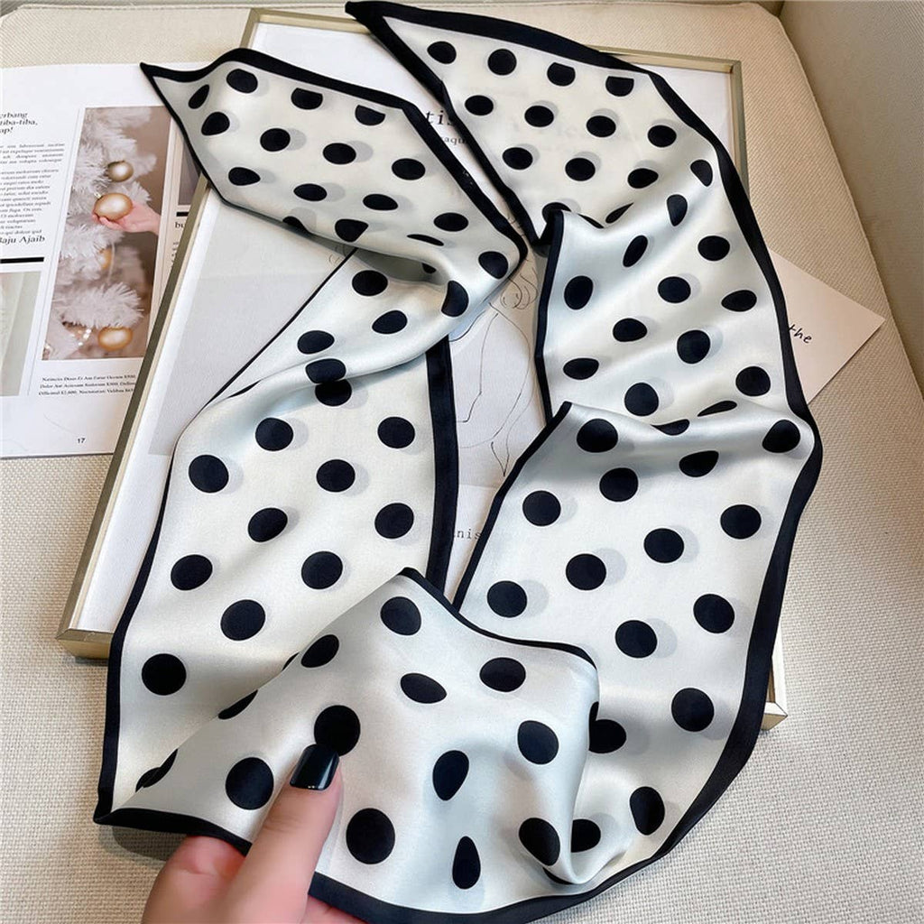 Polka Muse Silk Scarf