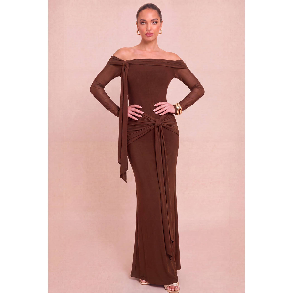 Tie-Front Muse Maxi Dress