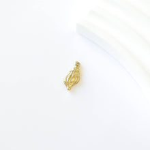 Load image into Gallery viewer, 18K Gold PVD Stainless Steel Conch Seashell Charm: Gold

