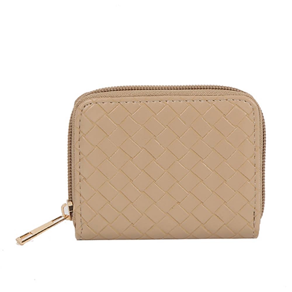 Briar Woven Zip Wallet