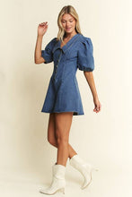 Load image into Gallery viewer, Blue Belle Romper
