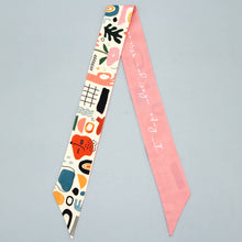 Load image into Gallery viewer, Silk Trail Ribbon Scarf
