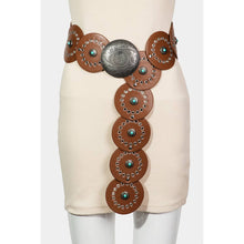 Load image into Gallery viewer, Round chic Disc Belt

