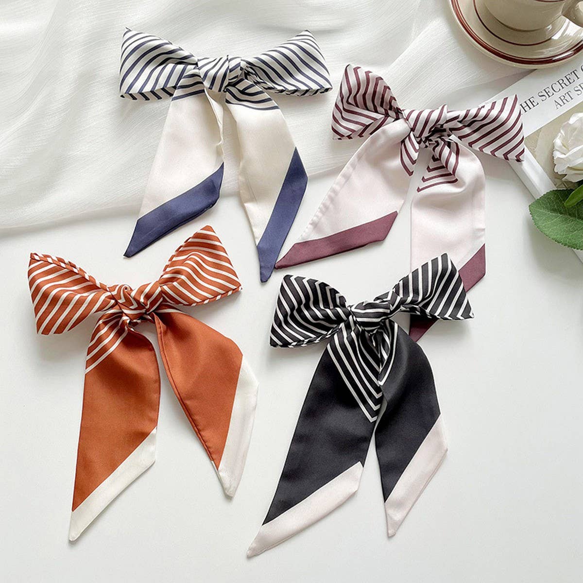 Satin Skinny Scarf