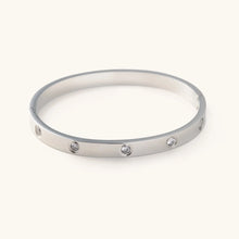 Load image into Gallery viewer, Corinne Silver Bangle

