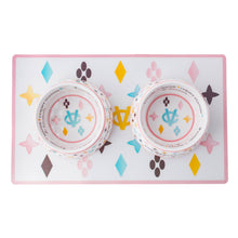 Load image into Gallery viewer, White Chewy Vuiton Placemat Dog Mat
