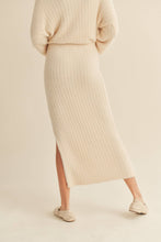 Load image into Gallery viewer, Ribbed Sweater Skirt
