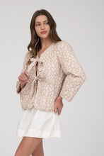 Load image into Gallery viewer, Floral Bowtie Jacket
