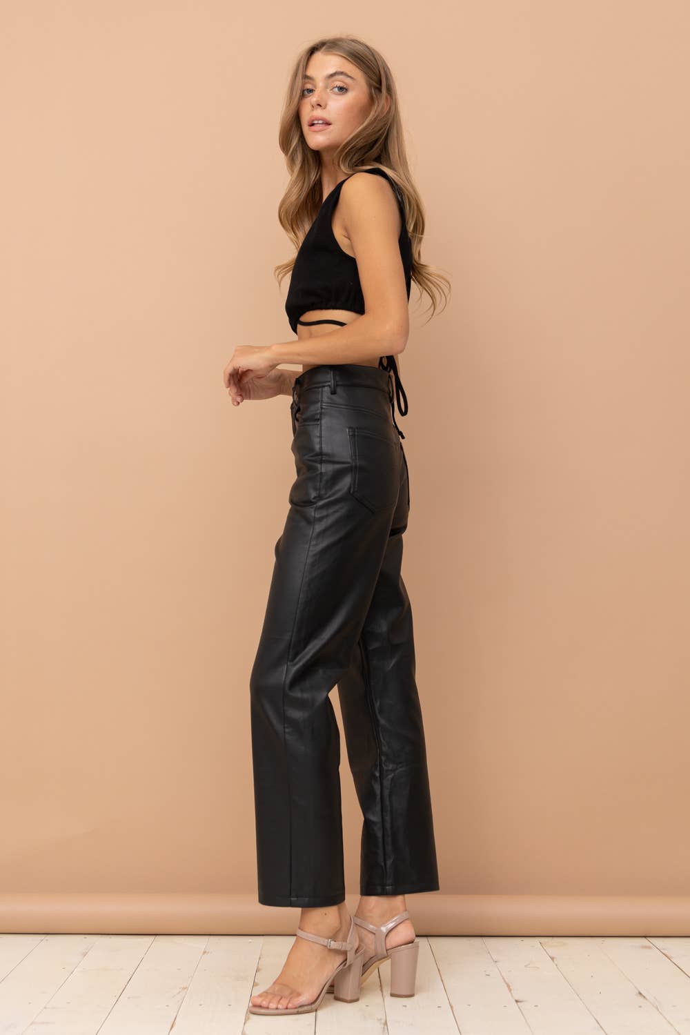 Black Leather Pants