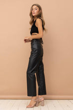 Load image into Gallery viewer, Black Leather Pants
