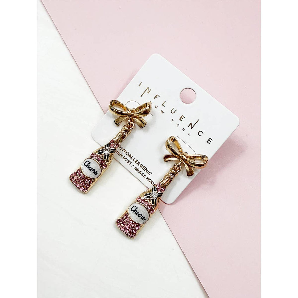 Champagne Bottle Earrings