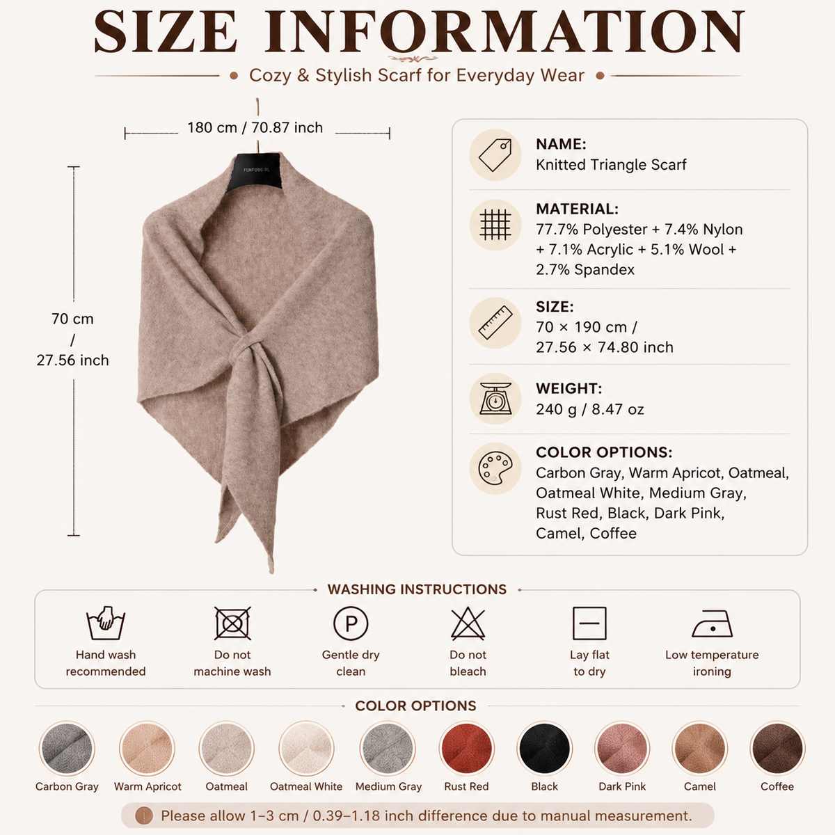 Evergreen Triangle Shawl