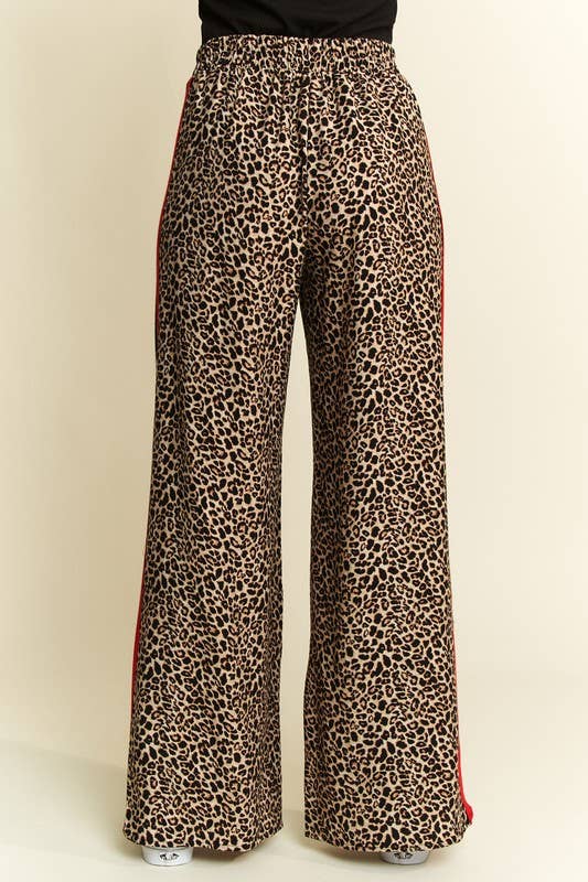 Scarlet Leopard Pants