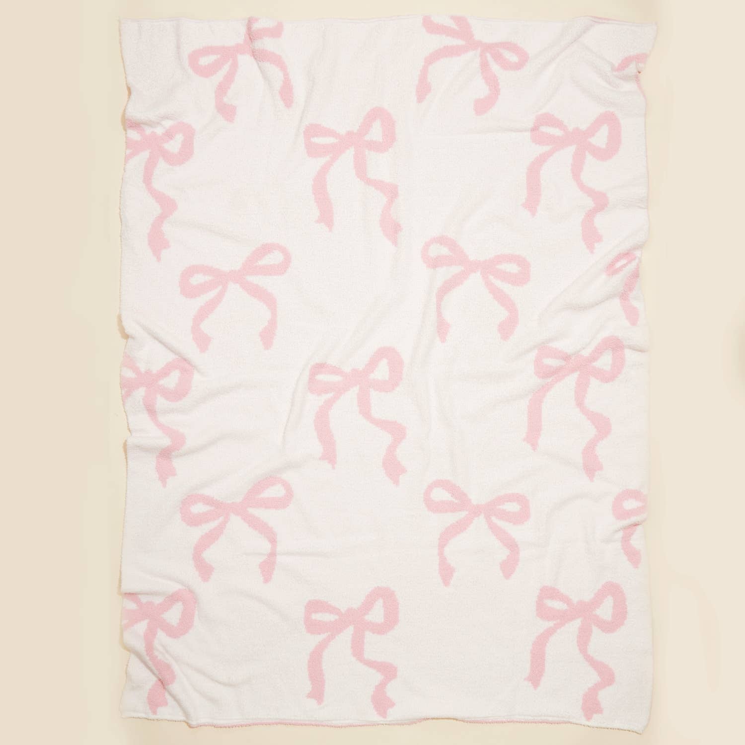 Bow Print Micro Fiber Blanket