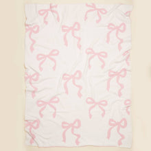 Load image into Gallery viewer, Bow Print Micro Fiber Blanket
