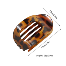Load image into Gallery viewer, Oval Flat Hair Clip
