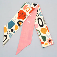 Load image into Gallery viewer, Silk Trail Ribbon Scarf
