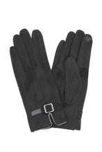 Load image into Gallery viewer, Faux Suede Band Smart Touch Gloves
