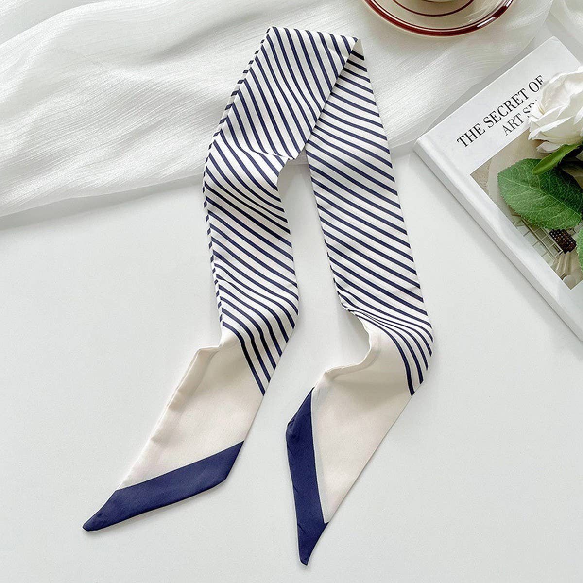 Satin Skinny Scarf