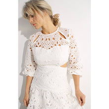 Load image into Gallery viewer, Lace Cut Waist Dress
