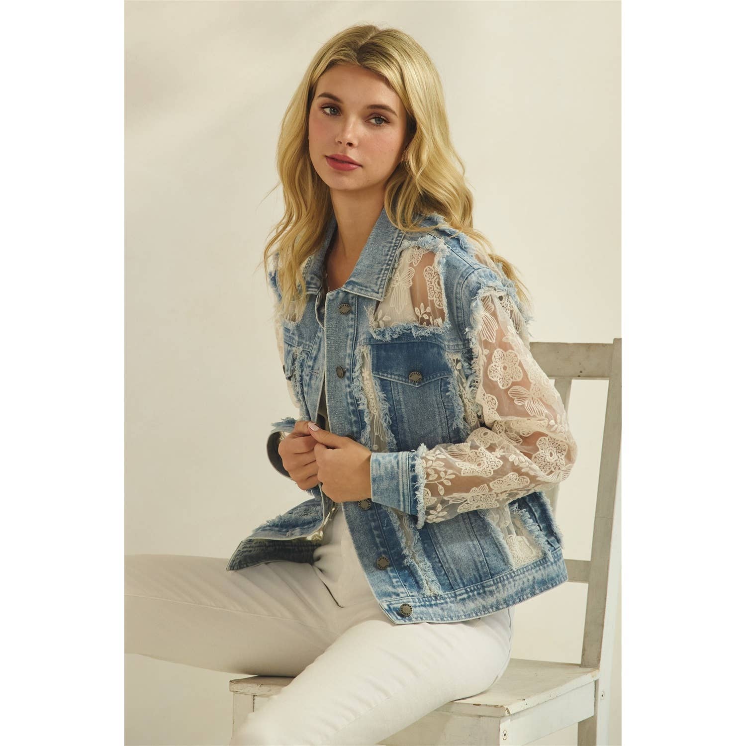 Lace & Legacy Denim Jacket