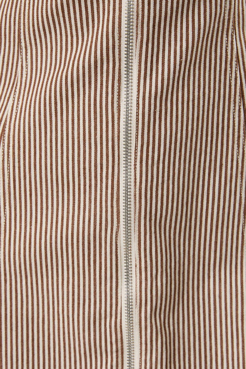 The Saddle Stripe Mini Dress
