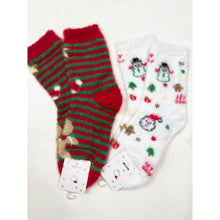 Load image into Gallery viewer, Holiday Cozy Crew Socks
