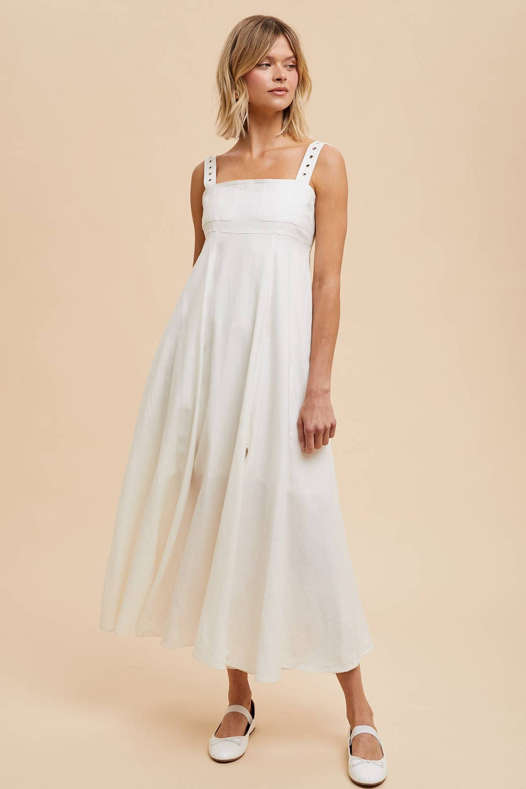 The Harbor Edge Linen Maxi