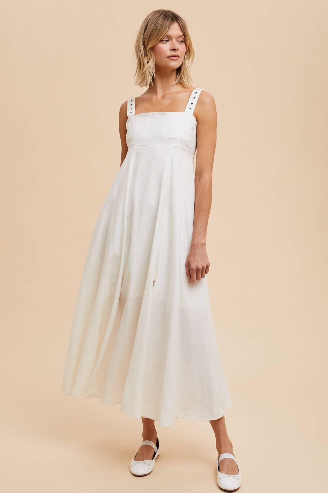 The Harbor Edge Linen Maxi