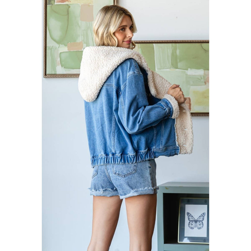 Aspen Trail Sherpa Denim Jacket