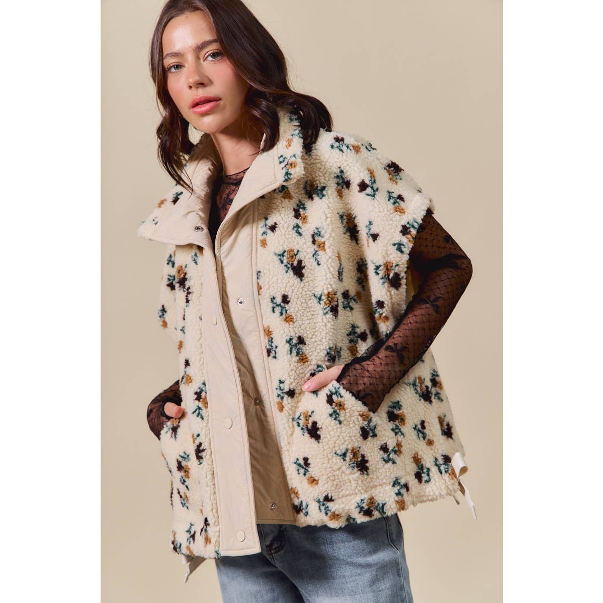 Meadow Luxe Sherpa Vest