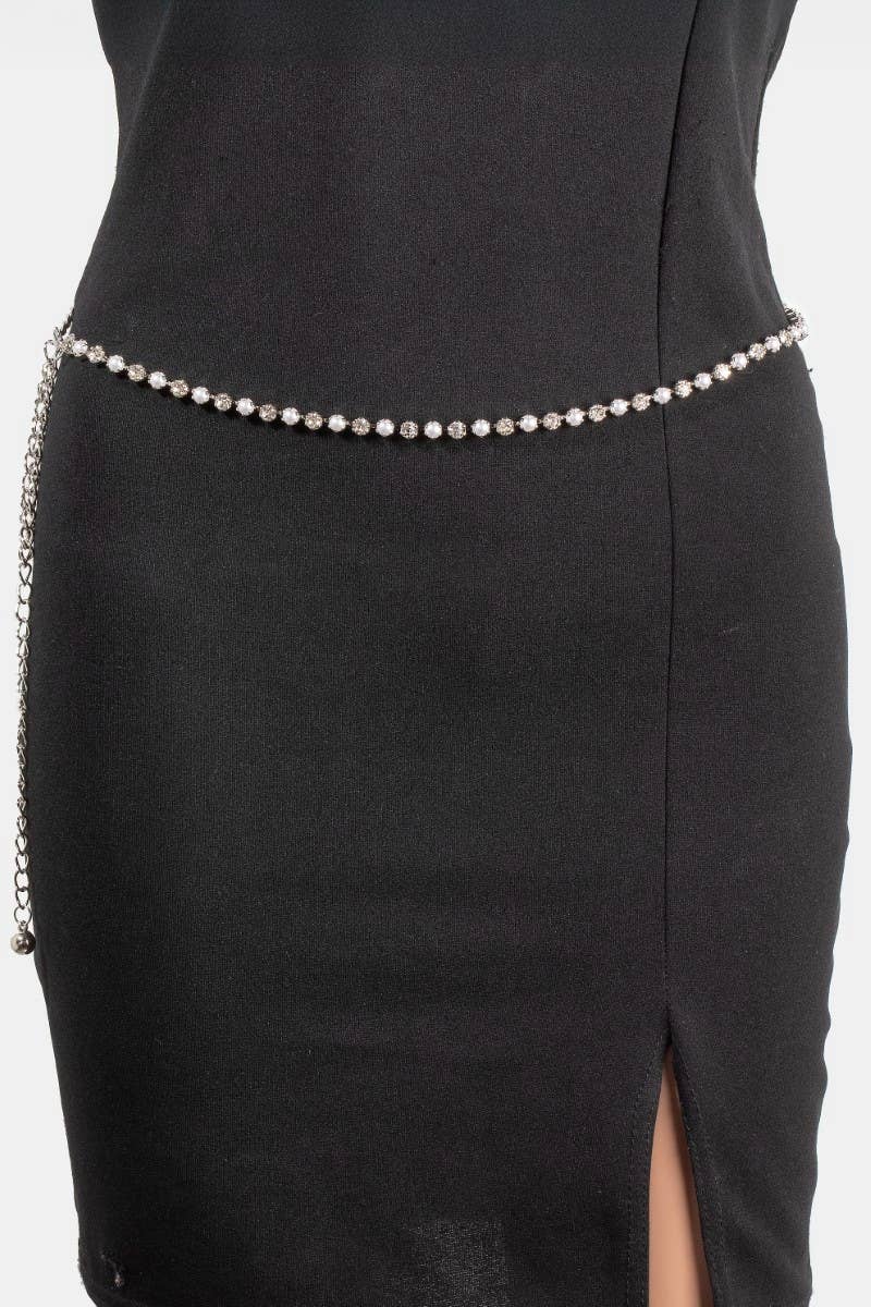 Luxe Glint Chain Belt