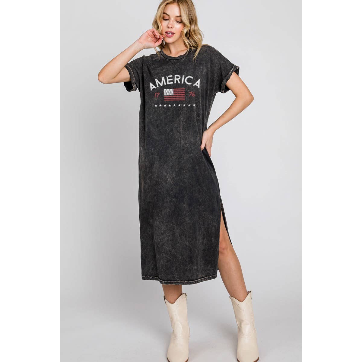Stars and Spirit Mineral Graphic Dress