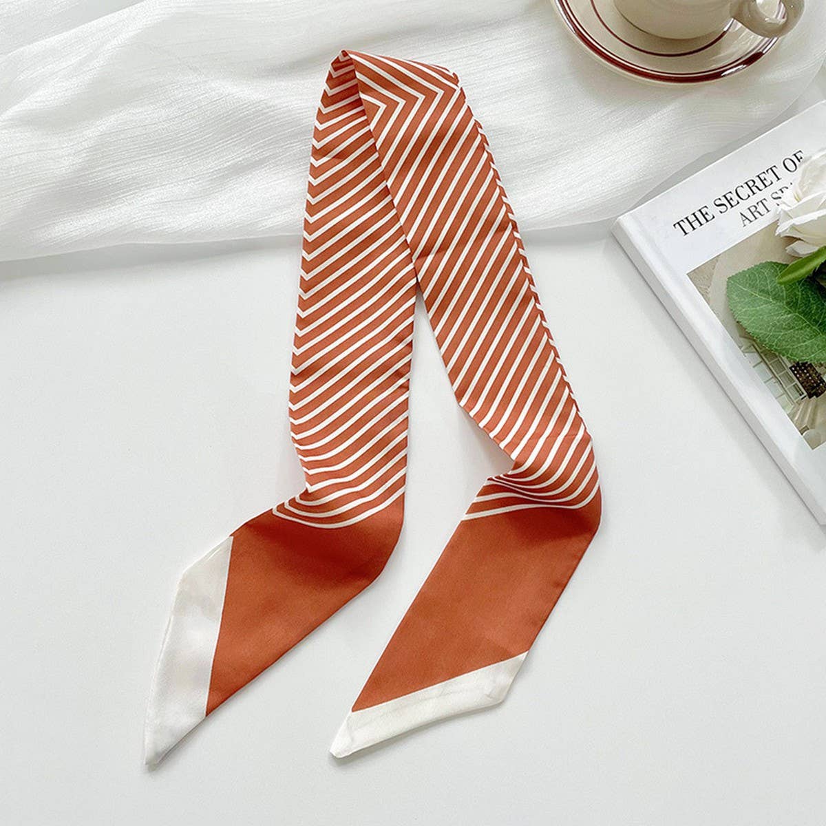 Satin Skinny Scarf