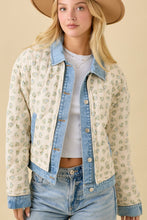 Load image into Gallery viewer, Eden Quilted Denim Jacket
