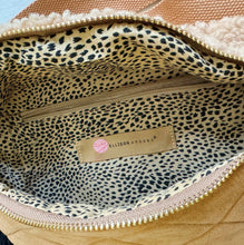 Load image into Gallery viewer, Fuzzy And Quilted Luxe Sling Bag: Camel
