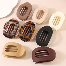 Load image into Gallery viewer, Oval Flat Hair Clip
