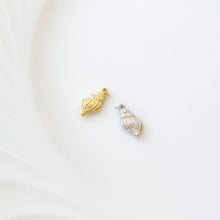 Load image into Gallery viewer, 18K Gold PVD Stainless Steel Conch Seashell Charm: Gold
