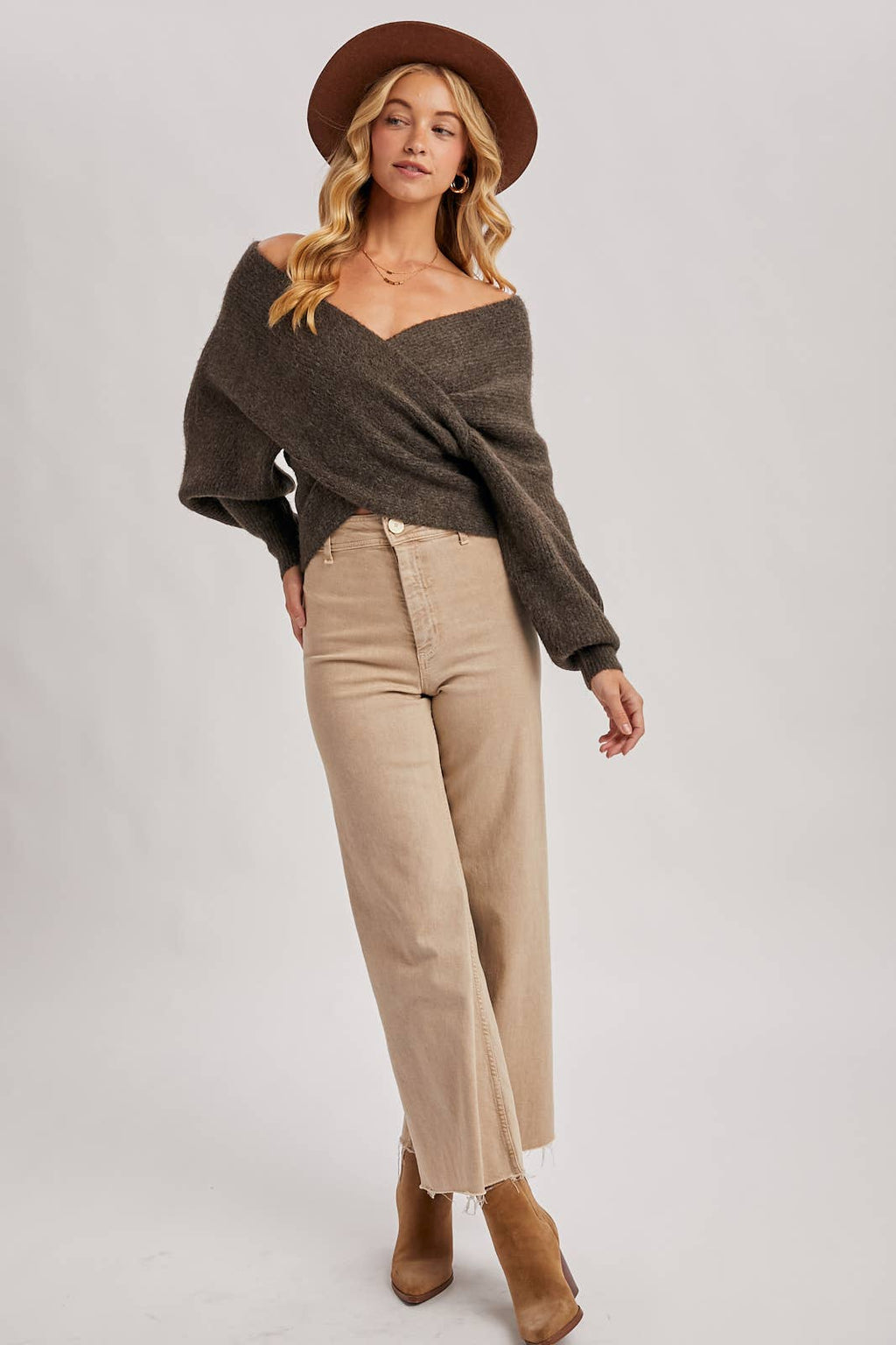 Jolie Crossover Knit