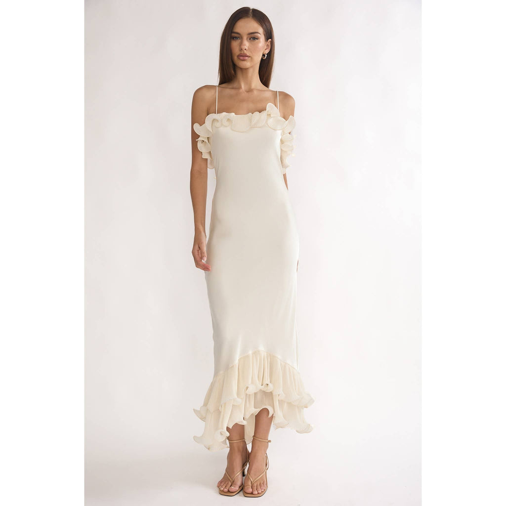Sienna Ruffle Midi Dress